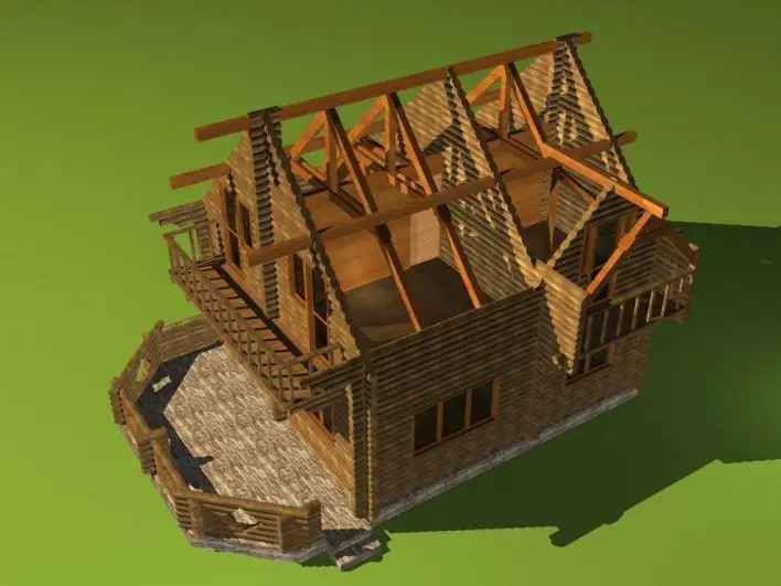 Case de lemn in stil traditional romanesc usor accesibile