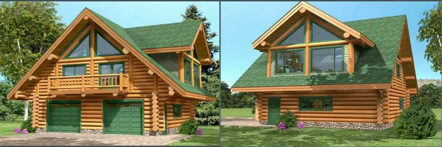 Proiecte de case din lemn rotund Log homes plans and designs 13