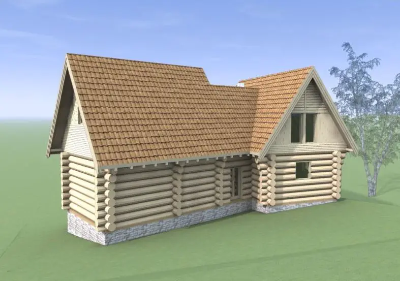 Modele de case din lemn si piatra wood and rock house plans 6