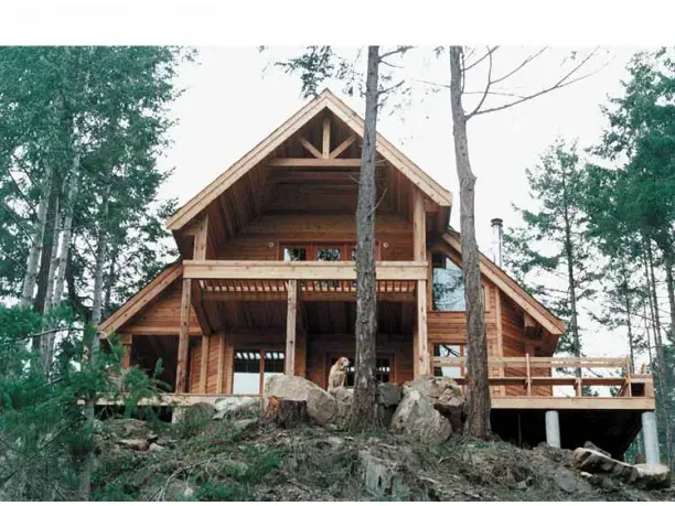 Proiecte de vile la munte din lemn