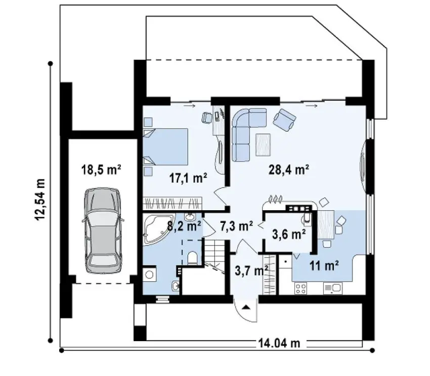 modele de case cu si fara etaj one and two story house plans 5