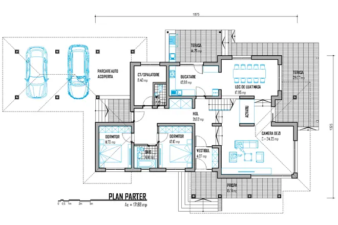 proiecte de case cu doua nivele two story house plans with master on first floor 7