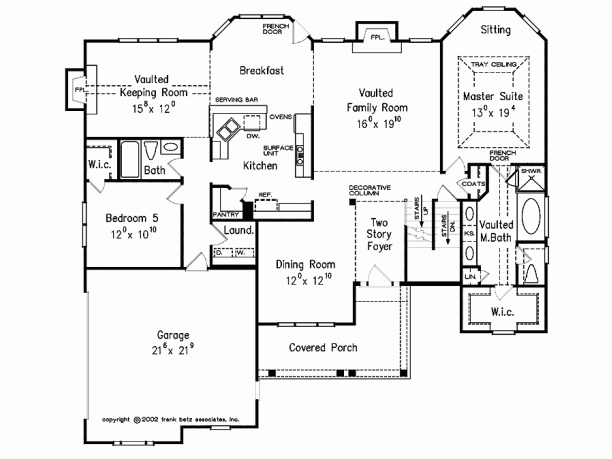 case in stil colonial Colonial style house plans 5