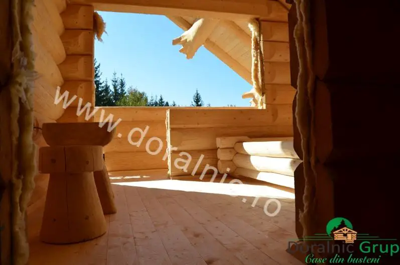 case ieftine din lemn rotund Cheap log houses 6