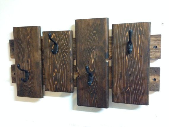 cuiere rustice din lemn Rustic wood coat racks 12