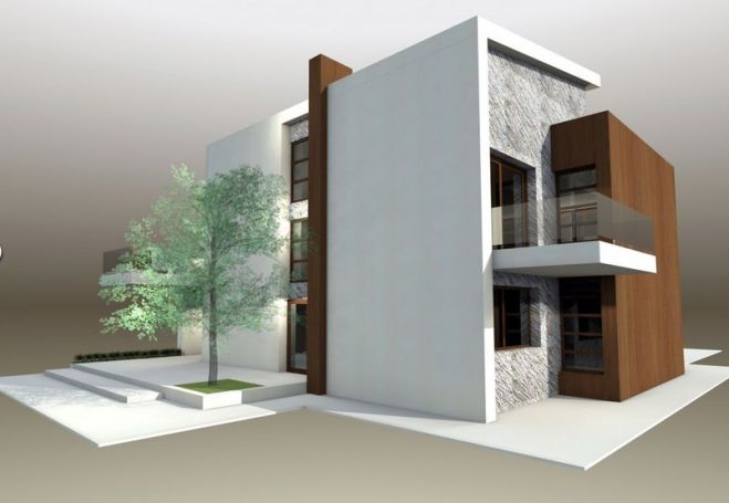 case cu terase din sticla House plans with glass terrace 4