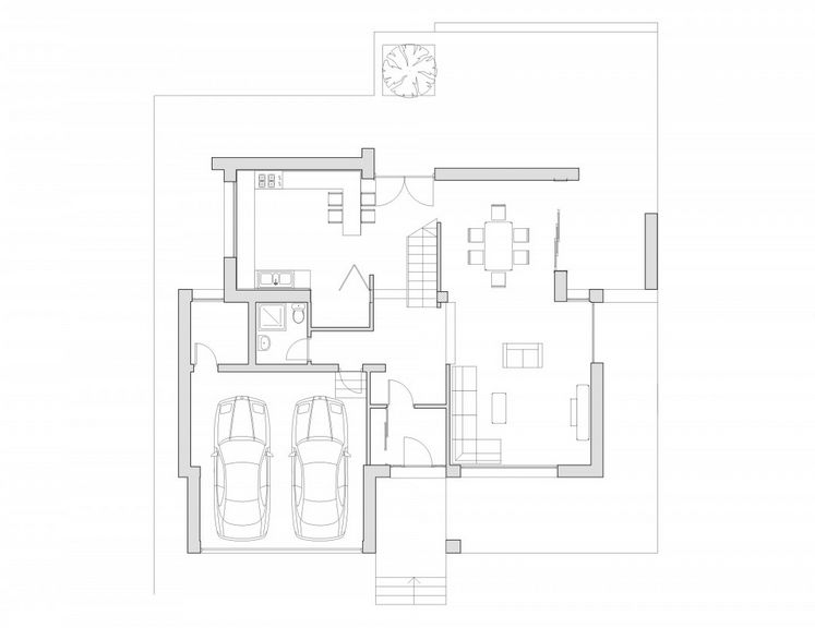 case cu terase din sticla House plans with glass terrace 7