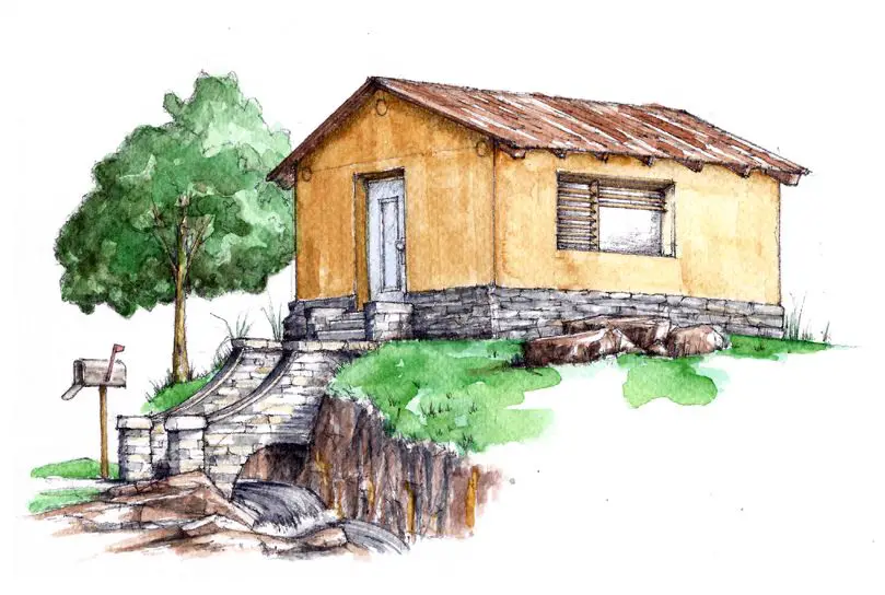 Case ecologice construite din lut naturale
