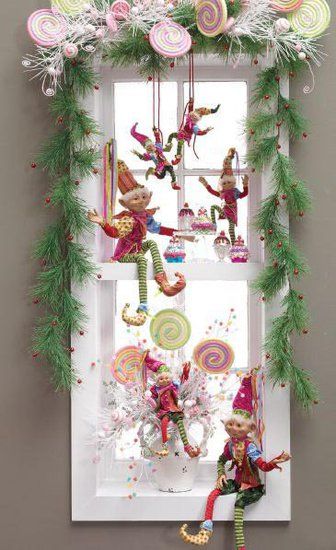 decorarea geamurilor de craciun Christmas window design ideas 24