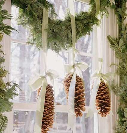 decorarea geamurilor de craciun Christmas window design ideas