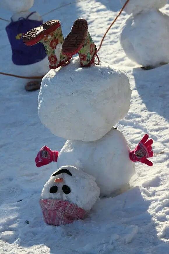 cei mai frumosi oameni de zapada Most creative snowmen