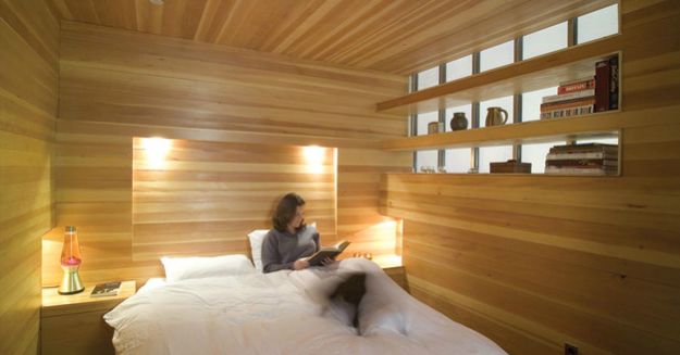 dormitoare imbracate in lemn wooden bedroom designs 5