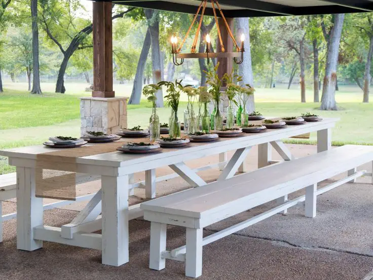 mese din lemn pentru terase Outdoor wooden tables 3