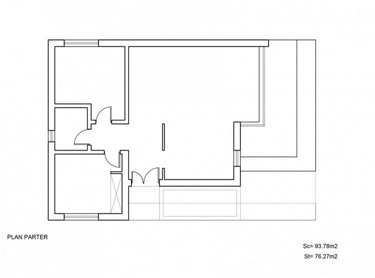 proiecte de case mici cu doua dormitoare Two bedroom small house plans 8
