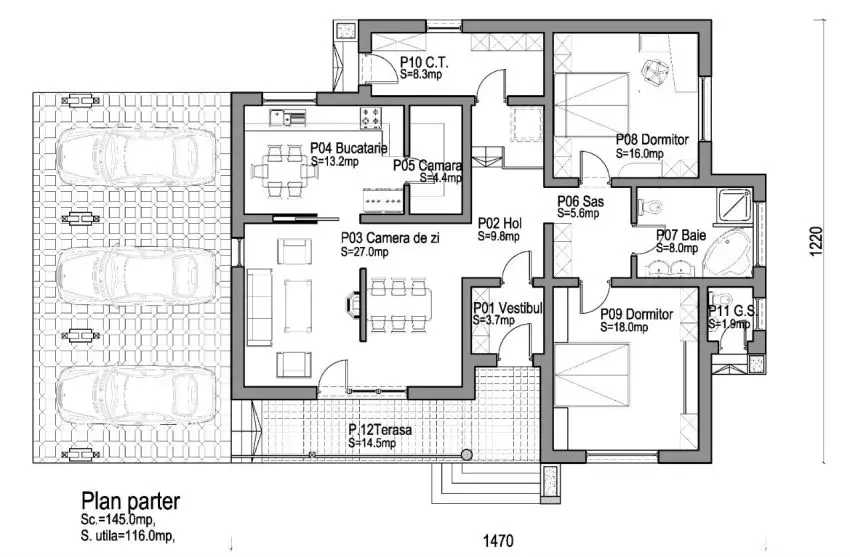 Proiecte de case mici pe un singur nivel small single level house plans 9