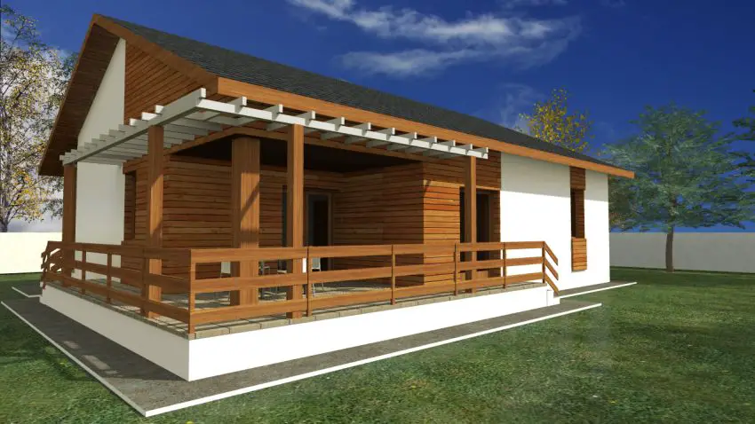 proiecte de case mici cu terasa acoperita Covered patio small house plans