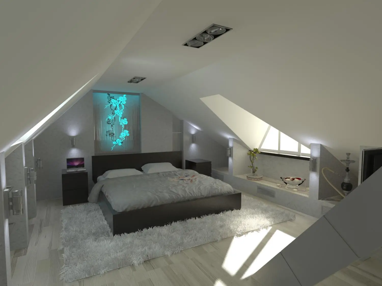amenajarea unei mansarde mici small attic room design ideas 16