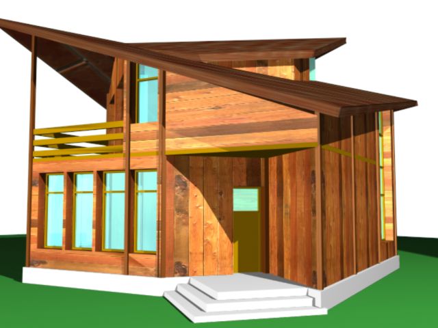 case din barne de lemn masiv Solid wood house plans 8