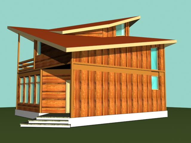 case din barne de lemn masiv Solid wood house plans 9