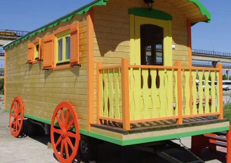 case mobile din lemn Wooden mobile homes 14