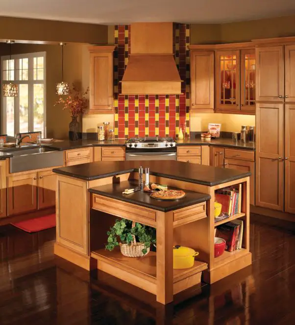 mobila de bucatarie din lemn masiv Solid wood kitchen cabinets 2