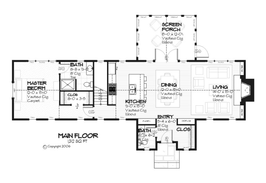 Screened Porch Floor Plans Floorplansclick