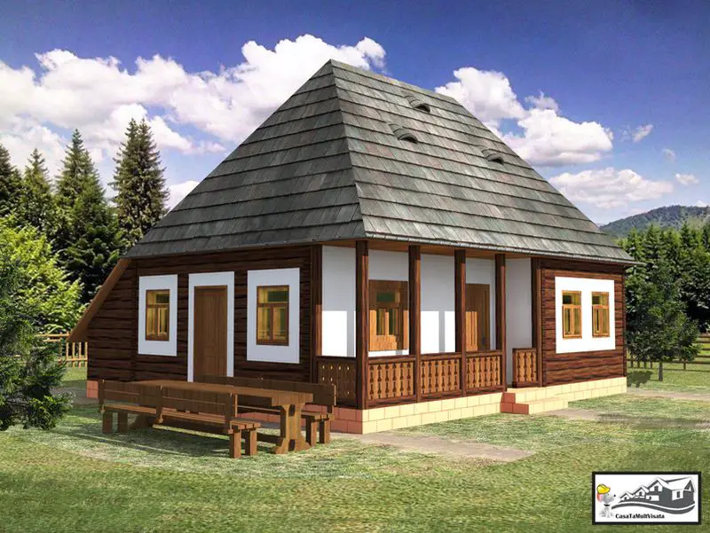 Case taranesti - locuinte traditionale din Saru Dornei (Suceava), Bughea (Arges), Naruja (Vrancea), Valea Popii (Prahova) si Chiojdu (Buzau)