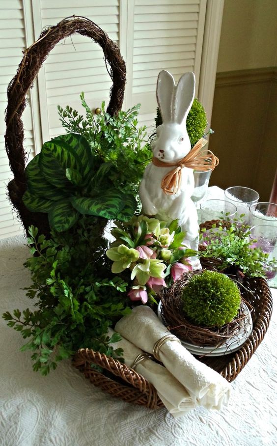 decoratiuni pentru masa de Paste Table Easter decorations 7