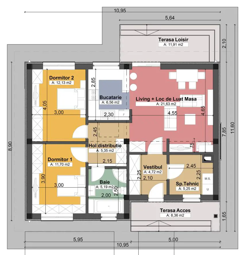 70 Sqm House Floor Plan Floorplans click