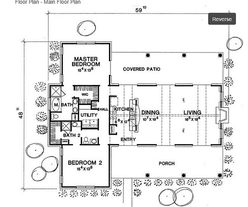 T Shaped House Plans