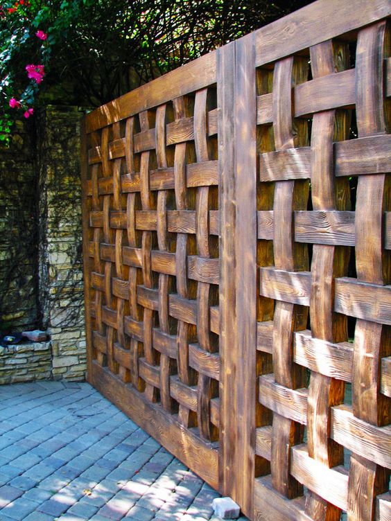 garduri decorative din lemn decorative wooden fences 10