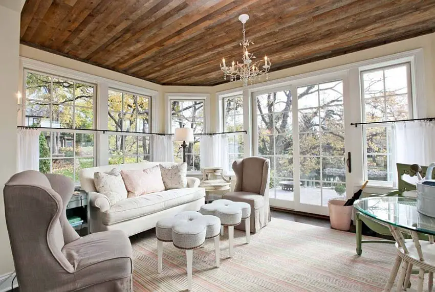 livinguri cu tavan din lemn wood ceiling living rooms 7