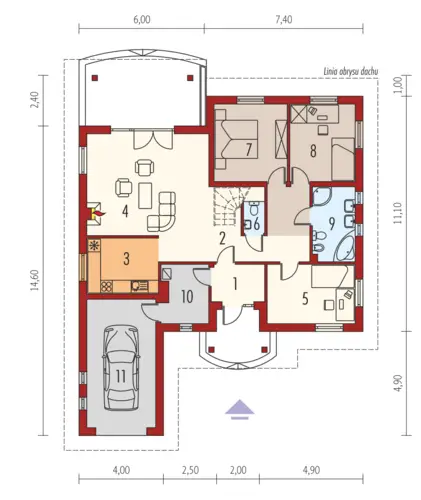 proiecte de case mici pe un singur nivel Small single level house plans 10