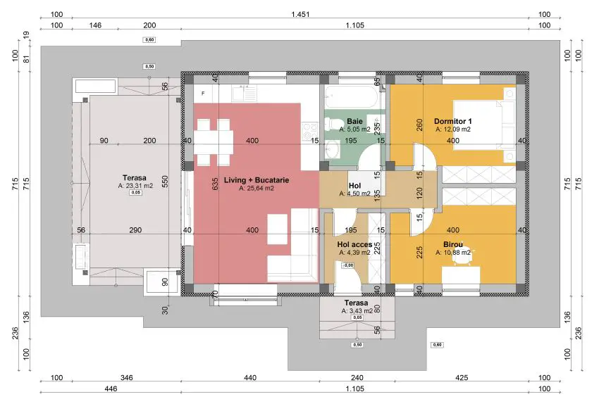 60 Square Meter House Plans Optimized Spaces Houz Buzz
