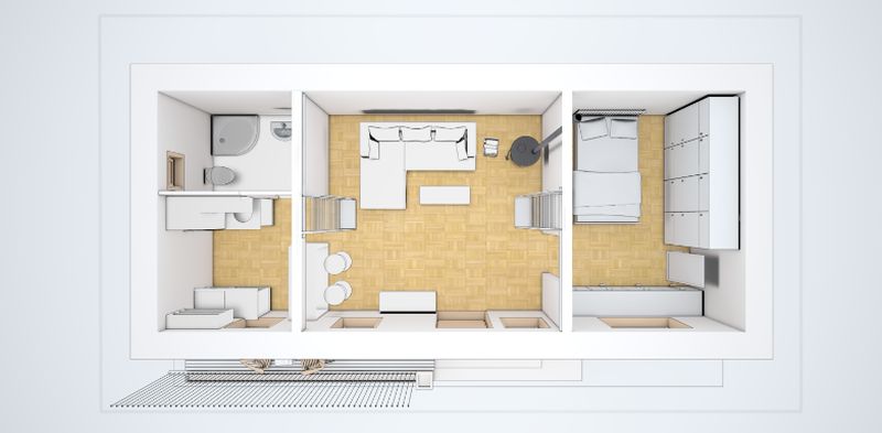 60 Square Meter House Plans Optimized Spaces Houz Buzz