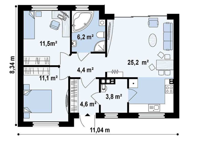 70 Sqm Floor Plan Floorplans click