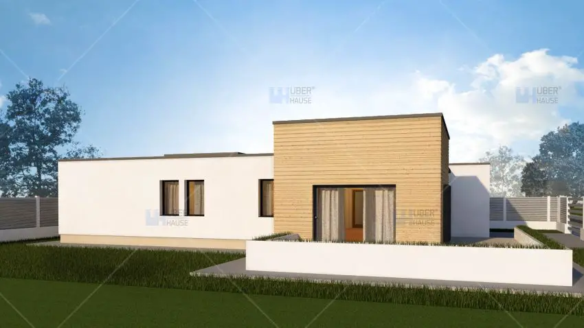case mici, cu garaj integrat Small houses with built-in garage 3