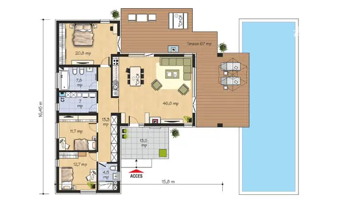 proiecte-de-case-cu-parter-si-trei-dormitoare-three-bedroom-single-story-house-plans-2