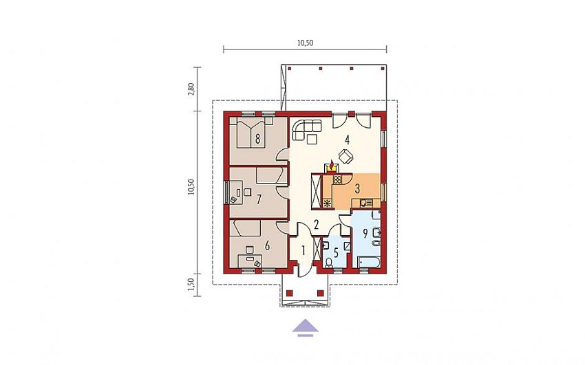 proiecte-de-case-cu-parter-si-trei-dormitoare-three-bedroom-single-story-house-plans-5