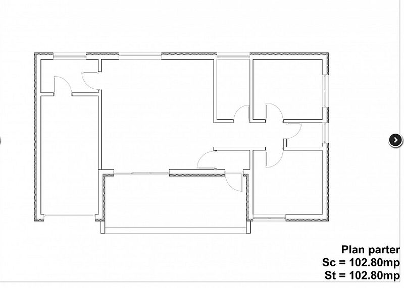 case mici cu doua dormitoare Small two bedroom house plans 8