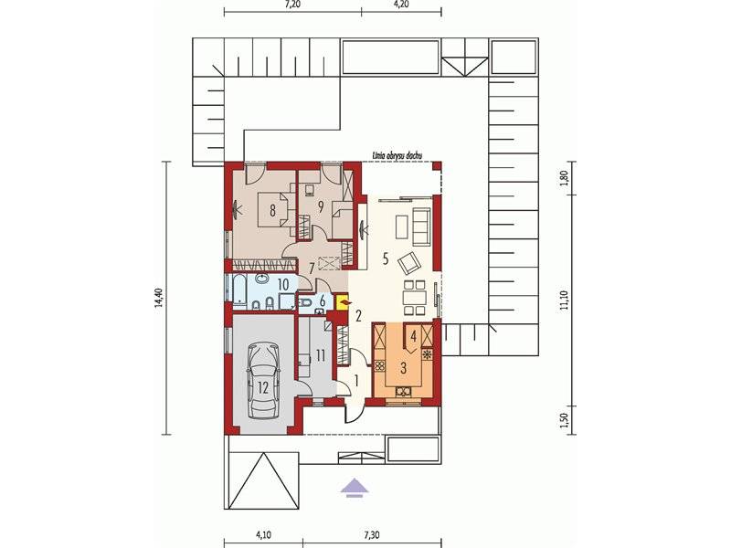modele de case cu 3 camere