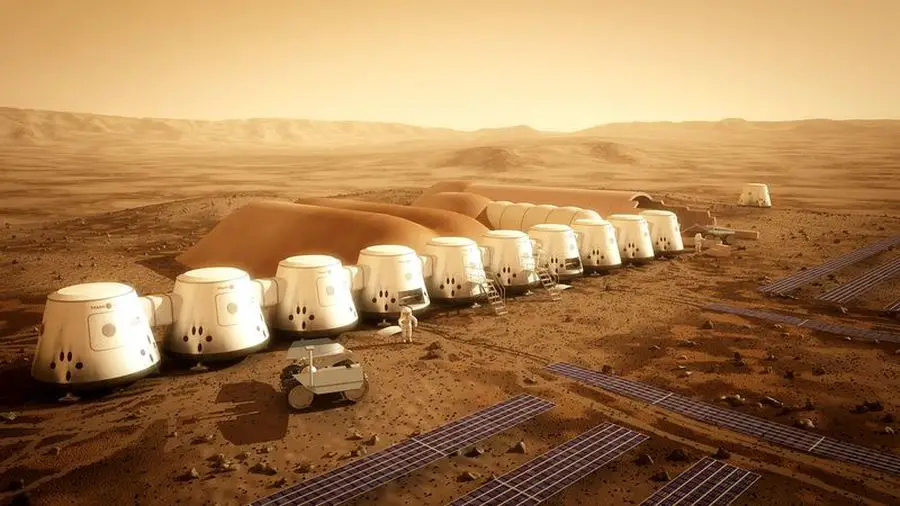 Case din materiale reciclate pe planeta Marte