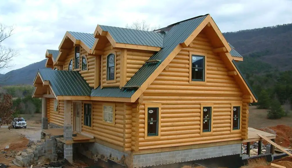 Proiecte de case din lemn rotund traditionale