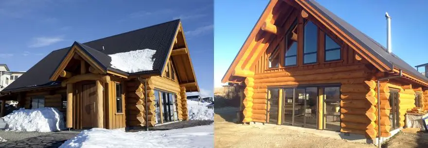 Log homes plans and designs in nature