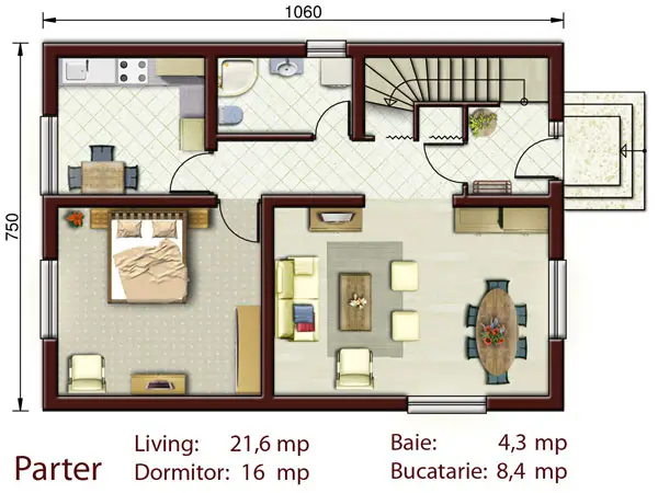 Best house plans for a family of four in the city