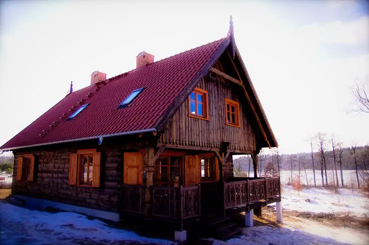 Traditional Polish houses are elegant