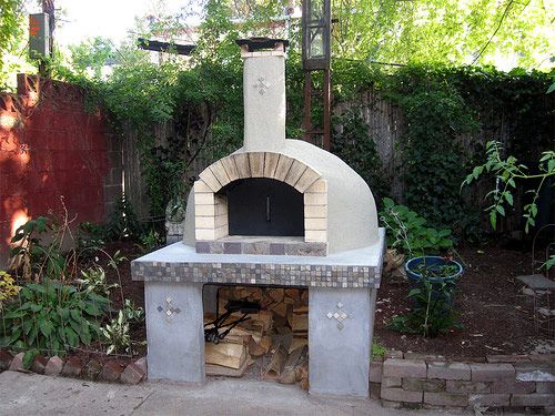 constructia unui gratar de gradina How to build an outdoor brick oven 6