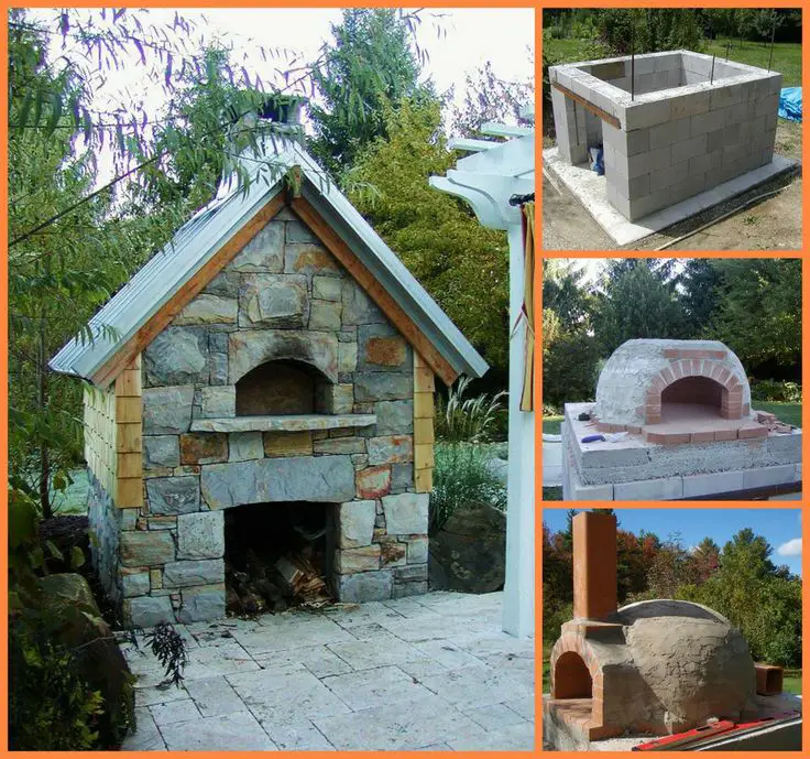 constructia unui gratar de gradina How to build an outdoor brick oven 9