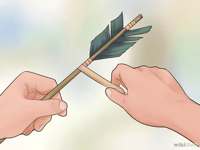 How to make a homemade bow and arrow out of wood at home