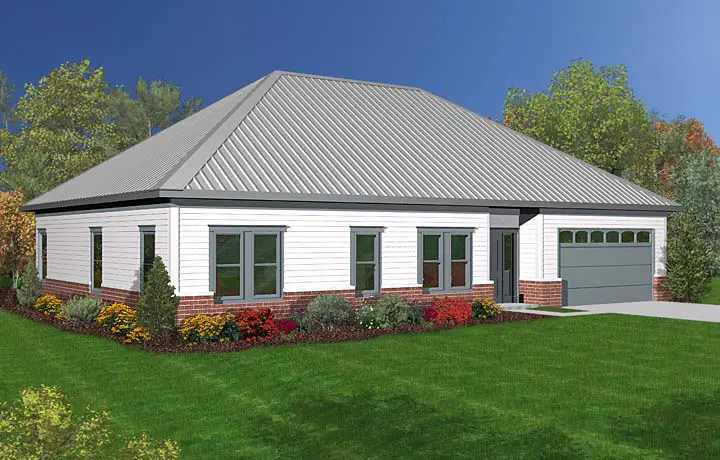 Steel structure house plans are efficient